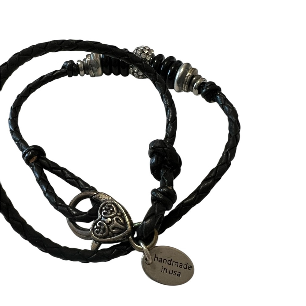 Lizzy James Double Bracelet with Black Cord - Picture 2 of 3